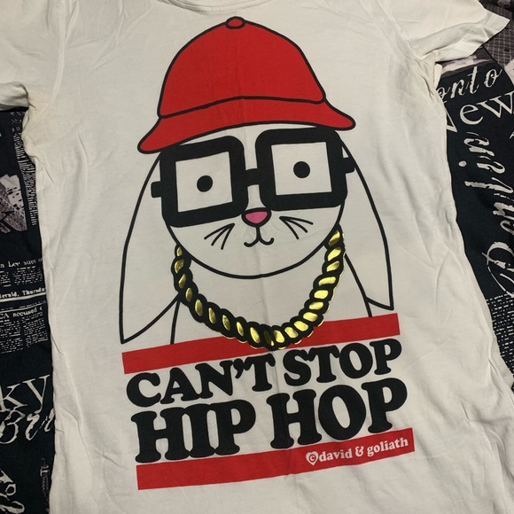 David and Goliath hip hop bunny tee size medium - Picture 2 of 4
